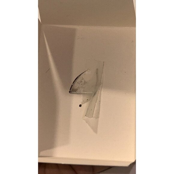 Vintage Flower Pin Brooch Rhinestone Crystal Silver Sparkling Jaclyn Smith 3" - Picture 4 of 5